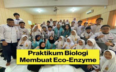 Praktikum Biologi Membuat Eco-Enzyme Bersama Mahasiswi Biologi FMIPA UNS