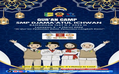 Qur’an Camp SMP Djama’atul Ichwan 1447 H: Menjadikan Al-Qur’an Pedoman Hidup dan Kepemimpinan