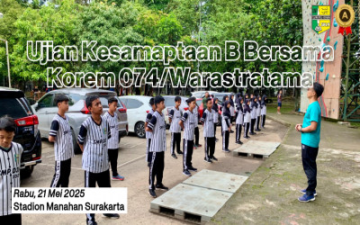 Ujian Kesamaptaan B Bersama Korem 074/Warastratama
