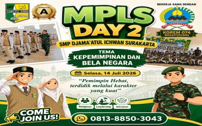 MPLS Day 2 SMP Djama'atul Ichwan Surakarta: Menumbuhkan Jiwa Kepemimpinan dan Semangat Bela Negara