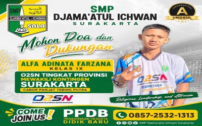 Mohon Doa & Dukungan untuk Pejuang O2SN Tingkat Provinsi Jawa Tengah 2026