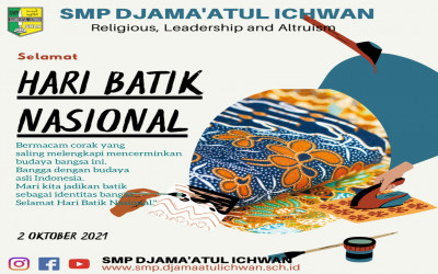 SMP Djama'atul Ichwan Surakarta Memperingati Hari Batik Nasional