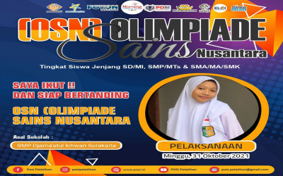 Siswa SMP Djama'atul Ichwan Surakarta mengikuti Olimpiade Sains Nusantara (OSN)